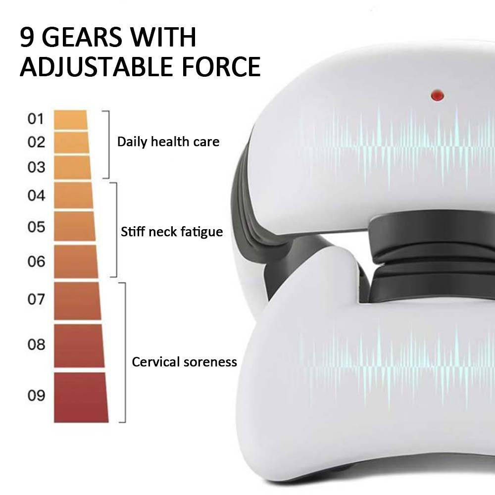 Smart Electric Pulse Back and Neck Massage 4 Heads Pain Relief Tool Health Care Relaxation Cervical Vertebra Physiotherapy