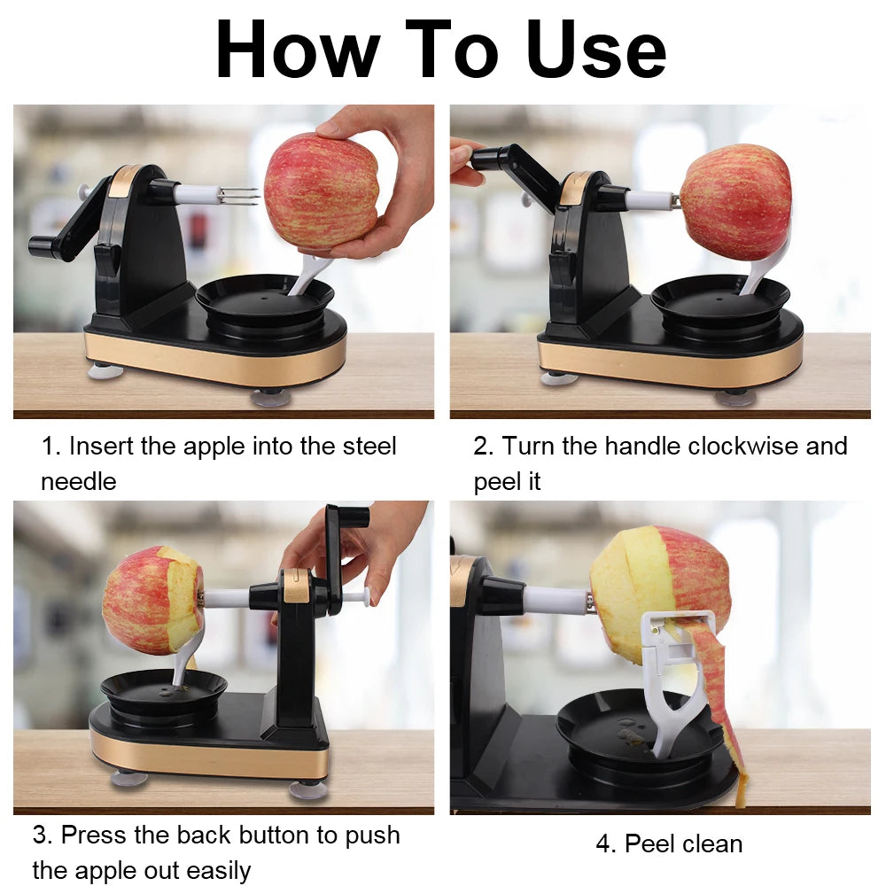 _Potato Peeler Apple Peeler Cutter Slicer Fruit Peeling Machine Hand-cranked Multifunction Kitchen Corer Cutter