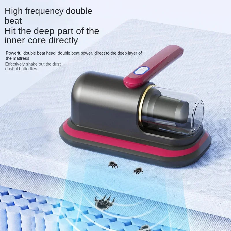 _Creative Style Portable Home Bedding Sofa Carpet Plush Toy Efficient And Powerful Vacuum Cleaner Mite Remover Wireless Charging