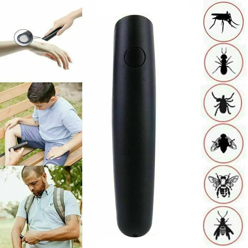 قلم كهربائي لتخفيف الام الناتجة عن لدغ الحشرات وايضا تخفيف الحكة مناسب لجميع افراد العائله 