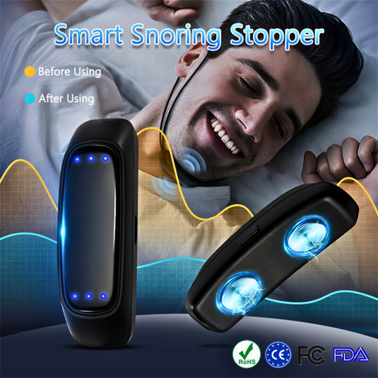 Smart Anti Snoring Device EMS Pulse Snoring Stop Effective Solution Snore Sleep Aid Portable Noise Reduction Muscle Stimulator
